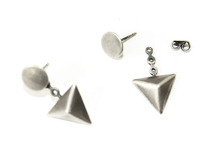 Orgada's Gasolina stud earrings designed with an attitude on a white background